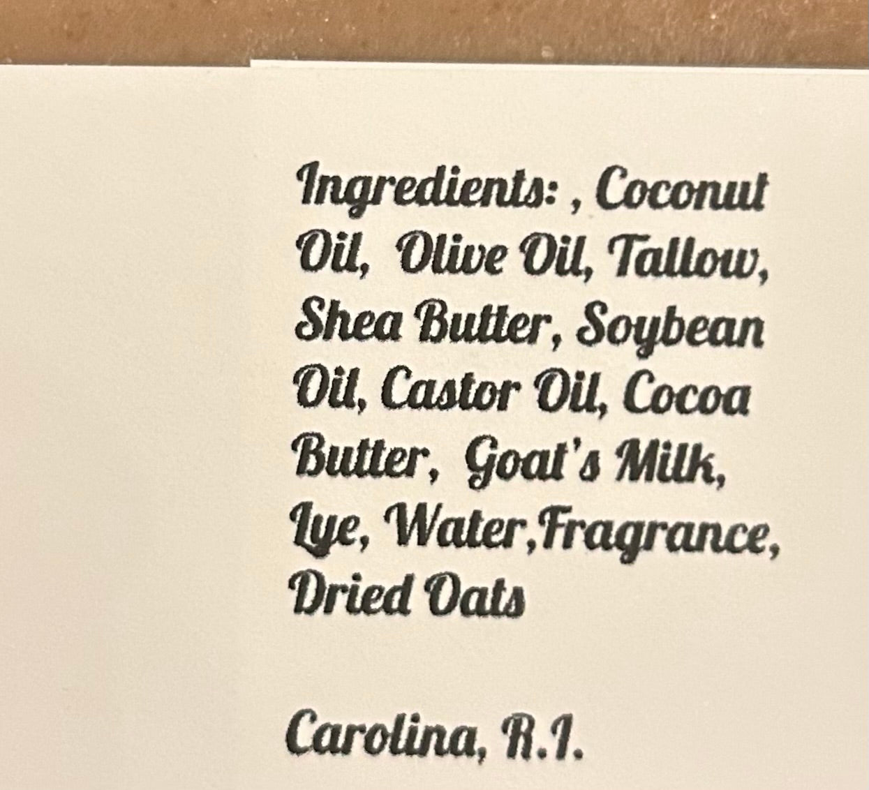 Oatmeal, Milk and Honey