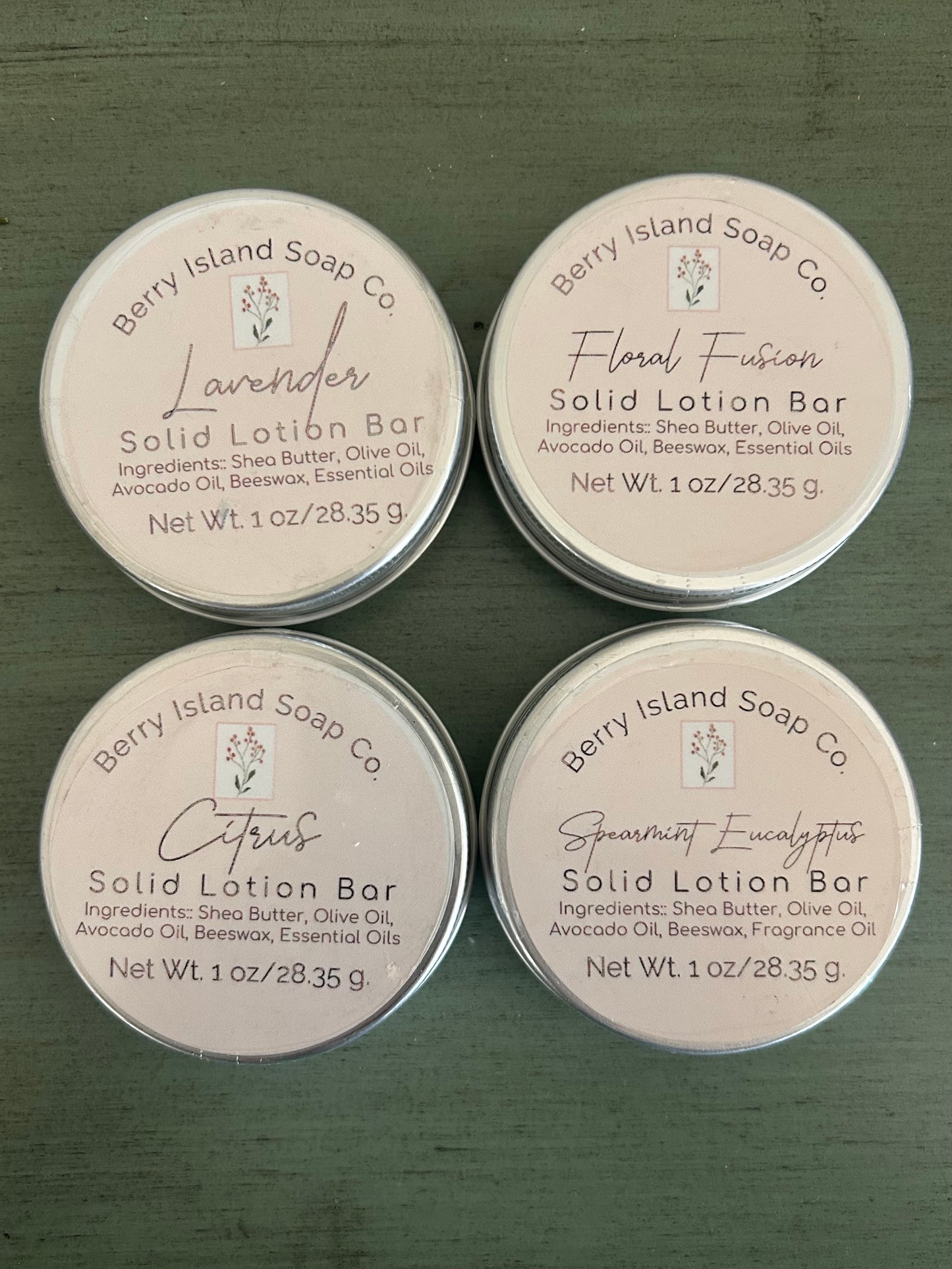 Solid Lotion Bars